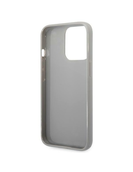 Karl Lagerfeld Monogram Vaivos spalvos dėklas iPhone 14 Pro Max - sidabrinis Karl Lagerfeld Monogram Vaivos spalvos dėklas iPhone 14 Pro Max - sidabrinis