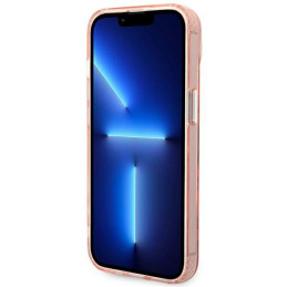 Karl Lagerfeld Karl&Choupette Aluminium MagSafe dėklas iPhone 14 Plus - rožinis