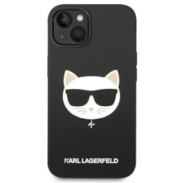Karl Lagerfeld Silicone Choupette Head MagSafe dėklas iPhone 14 Plus - juodas