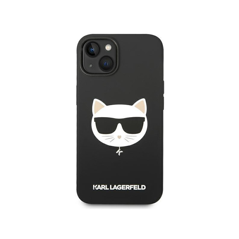 Karl Lagerfeld Silicone Choupette Head MagSafe dėklas iPhone 14 Plus - juodas