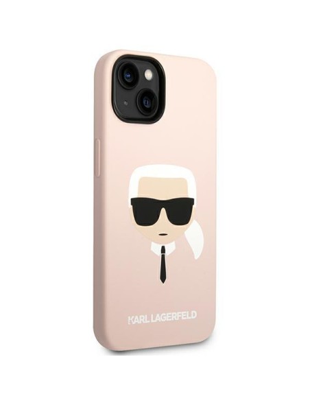 Karl Lagerfeld Silicone Karl& 39 s Head MagSafe dėklas iPhone 14 Plus - šviesiai rožinis Karl Lagerfeld Silicone Karl& 39 s Head MagSafe dėklas iPhone 14 Plus - šviesiai rožinis