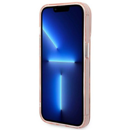 Karl Lagerfeld Karl&Choupette Aluminium MagSafe dėklas iPhone 14 Pro Max - rožinis