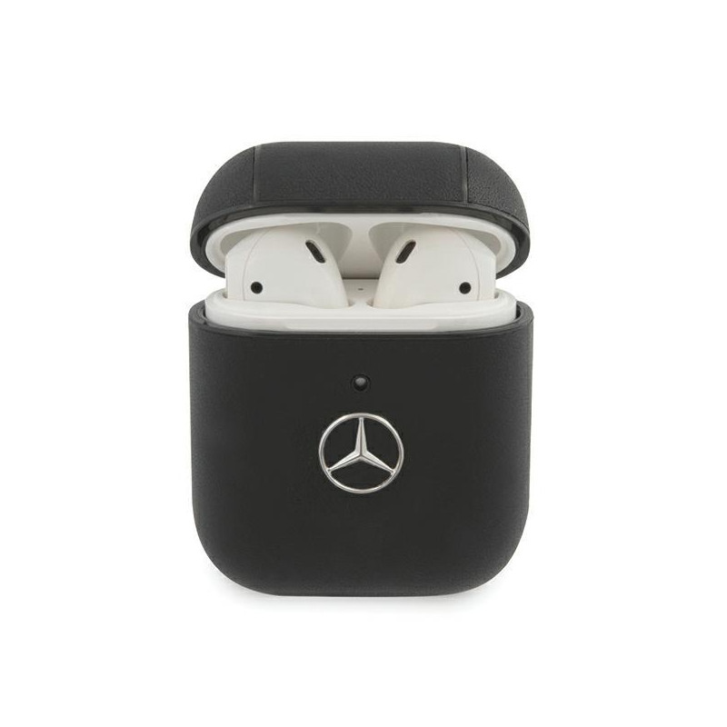 Mercedes Electronic Line dėklas, skirtas AirPods 1/ 2 - juodas
