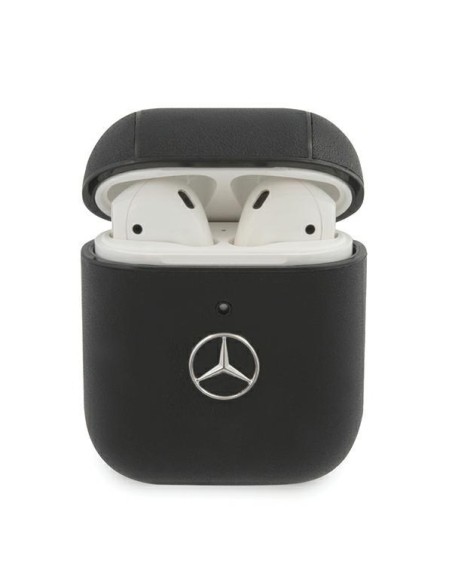 Mercedes Electronic Line dėklas, skirtas AirPods 1/ 2 - juodas