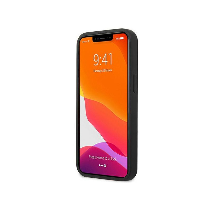 Mercedes Leather Urban dėklas iPhone 14 Plus - juodas