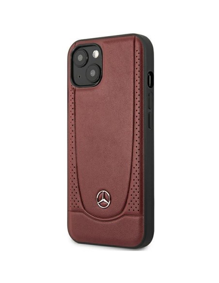 Mercedes Leather Urban Bengale dėklas iPhone 14 - raudonas Mercedes Leather Urban Bengale dėklas iPhone 14 - raudonas