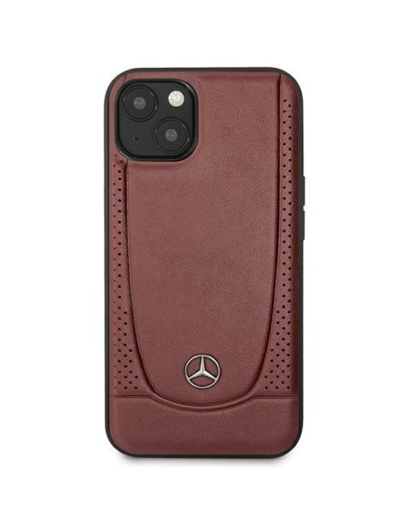 Mercedes Leather Urban Bengale dėklas iPhone 14 - raudonas Mercedes Leather Urban Bengale dėklas iPhone 14 - raudonas