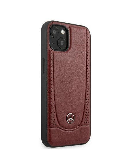 Mercedes Leather Urban Bengale dėklas iPhone 14 - raudonas Mercedes Leather Urban Bengale dėklas iPhone 14 - raudonas