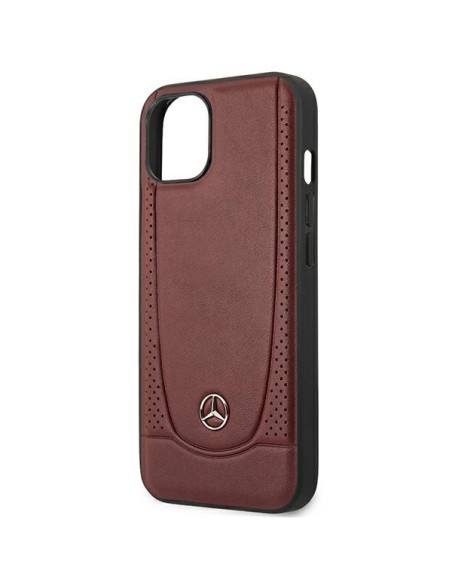 Mercedes Leather Urban Bengale dėklas iPhone 14 - raudonas Mercedes Leather Urban Bengale dėklas iPhone 14 - raudonas