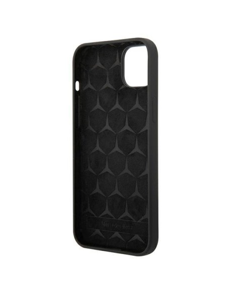 Mercedes Silicone Line dėklas iPhone 14 - juodas Mercedes Silicone Line dėklas iPhone 14 - juodas