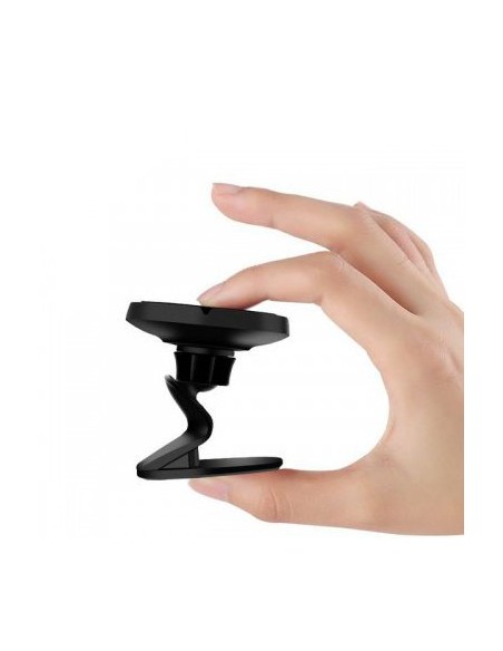 Lipnus magnetinis automobilinio telefono laikiklis prie prietaisų skydelio juodos spalvos