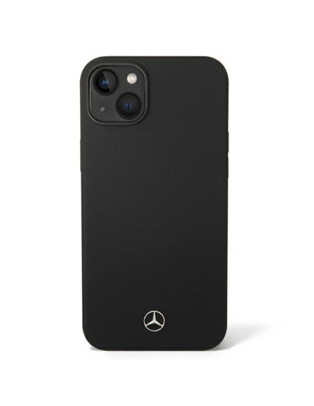 Mercedes Silicone Line MagSafe dėklas iPhone 14 Plus - juodas Mercedes Silicone Line MagSafe dėklas iPhone 14 Plus - juodas