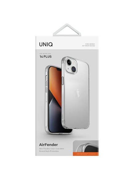 UNIQ Air Fender dėklas iPhone 14 Plus - skaidrus UNIQ Air Fender dėklas iPhone 14 Plus - skaidrus