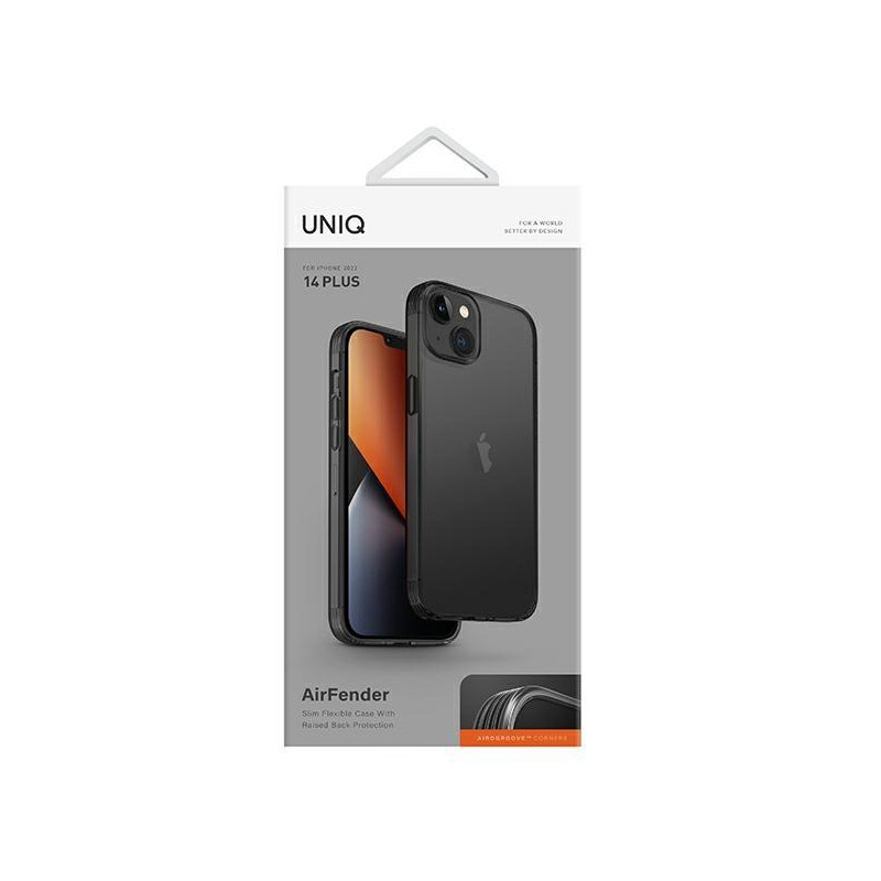 UNIQ Air Fender dėklas iPhone 14 Plus - pilkas
