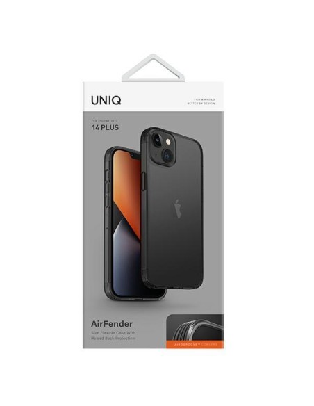 UNIQ Air Fender dėklas iPhone 14 Plus - pilkas UNIQ Air Fender dėklas iPhone 14 Plus - pilkas