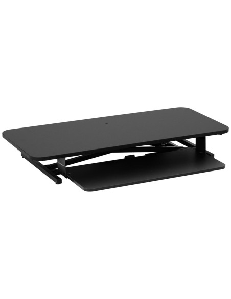 Darbo vietos stovas nešiojamojo kompiuterio monitoriui, reguliuojamas aukštis 115-500 mm, maks. 15 kg Darbo vietos stovas nešiojamojo kompiuterio monitoriui, reguliuojamas aukštis 115-500 mm, maks. 15 kg