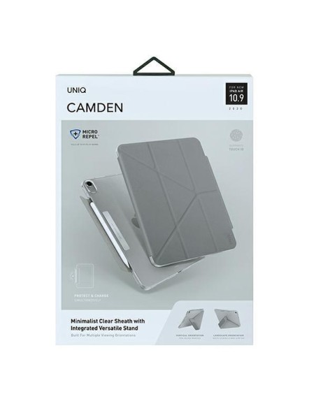 Uniq Camden dėklas, skirtas iPad Air 10.9& 39 & 39 (2020) – pilkas Uniq Camden dėklas, skirtas iPad Air 10.9& 39 & 39 (2020) – pilkas