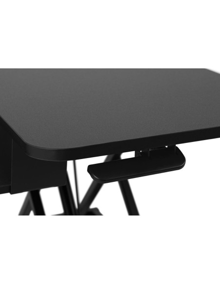 Darbo vietos stovas nešiojamojo kompiuterio monitoriui, reguliuojamas aukštis 115-500 mm, maks. 15 kg Darbo vietos stovas nešiojamojo kompiuterio monitoriui, reguliuojamas aukštis 115-500 mm, maks. 15 kg