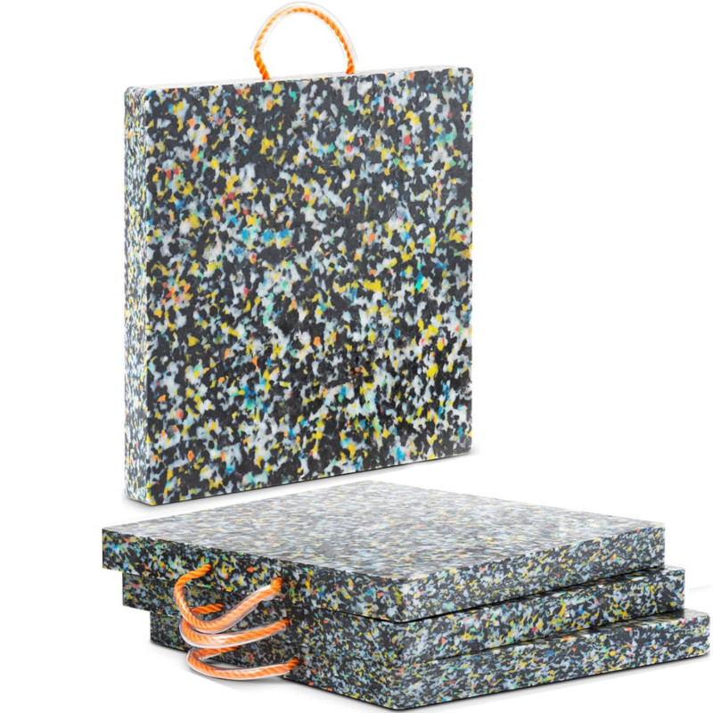 Stabilizuojantis kvadratinis padas krano kojoms 50 x 50 cm iki 18000 kg komplekte 4 vnt.