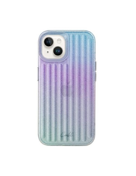 Uniq Coehl Linear dėklas, skirtas iPhone 14 Plus - rožinė ir mėlyna Uniq Coehl Linear dėklas, skirtas iPhone 14 Plus - rožinė ir mėlyna
