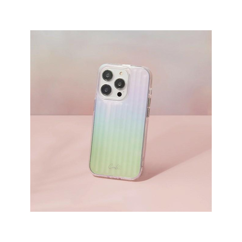 UNIQ Coehl Linear dėklas iPhone 14 Pro - vaivorykštis