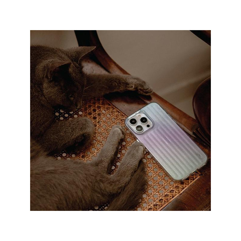 UNIQ Coehl Linear dėklas iPhone 14 Pro - vaivorykštis