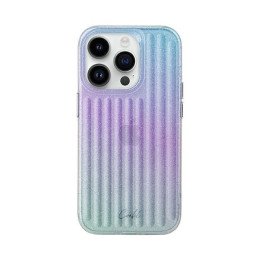 UNIQ Coehl Linear dėklas, skirtas iPhone 14 Pro - mėlynos ir rožinės spalvos