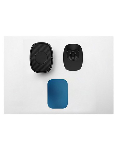 Lipnus magnetinis automobilinio telefono laikiklis prie prietaisų skydelio juodos spalvos