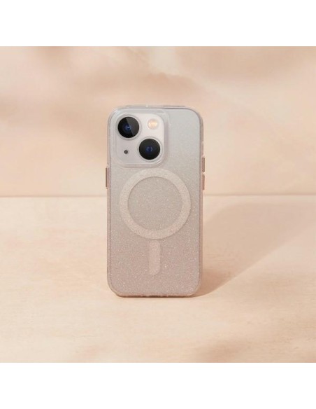 Uniq Coehl Lumino dėklas iPhone 14 - auksinis