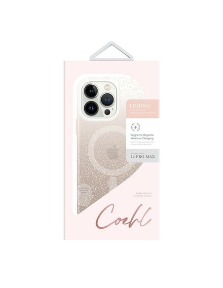 Uniq Coehl Lumino dėklas iPhone 14 Pro Max - auksinis Uniq Coehl Lumino dėklas iPhone 14 Pro Max - auksinis