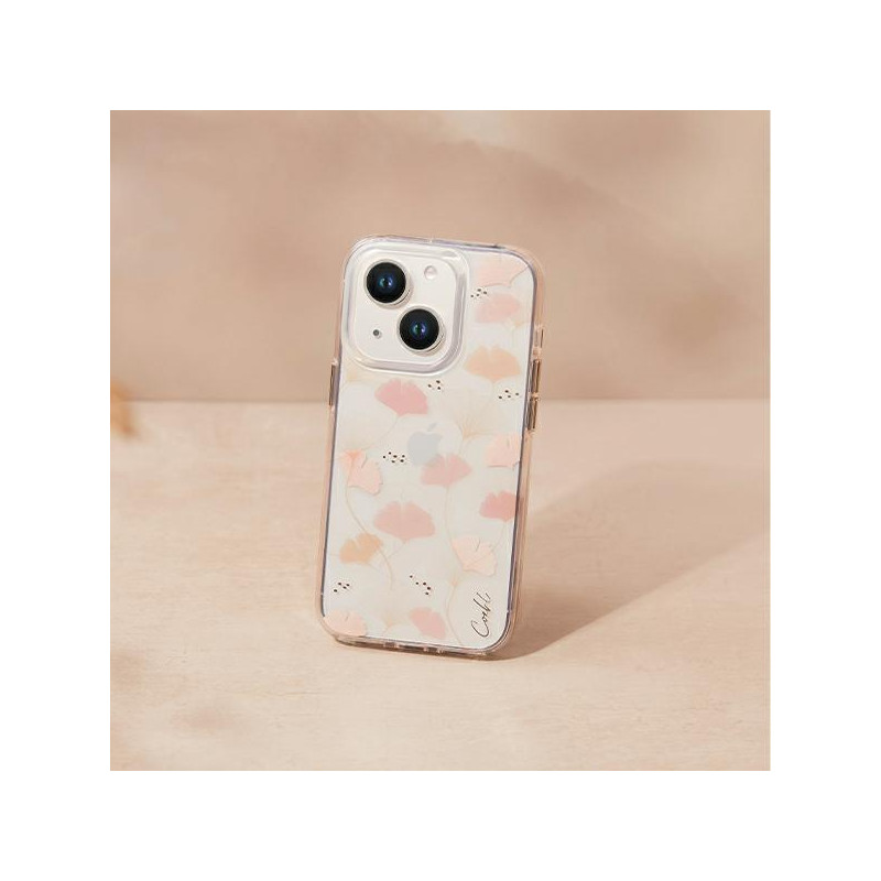 Uniq Coehl Meadow dėklas iPhone 14 Plus - rožinis