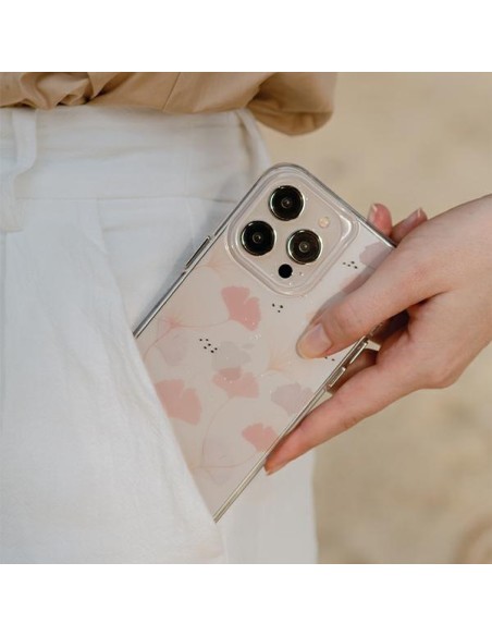 Uniq Coehl Meadow dėklas iPhone 14 Pro Max - rožinis Uniq Coehl Meadow dėklas iPhone 14 Pro Max - rožinis