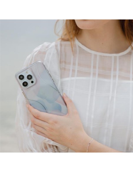 Uniq Coehl Palette dėklas, skirtas iPhone 14 Pro Max - alyvinė