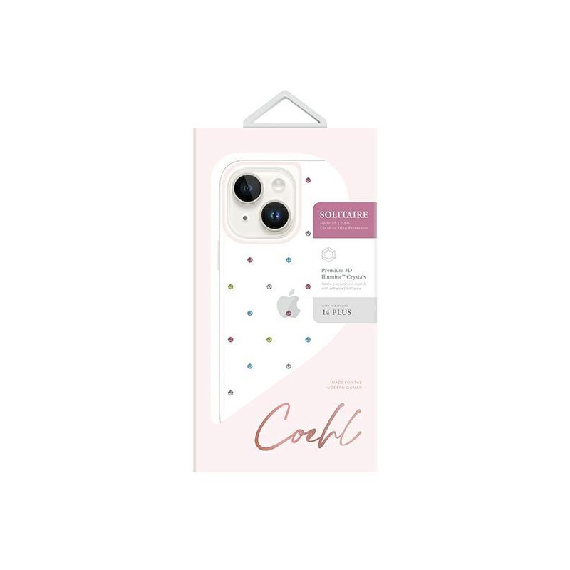 Uniq Coehl Solitaire dėklas iPhone 14 Plus - skaidrus