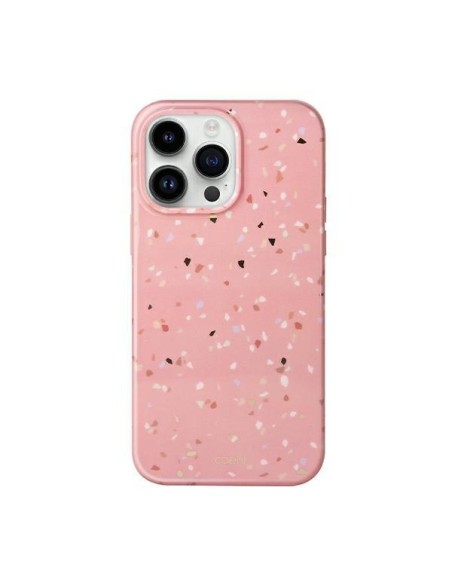 UNIQ Coehl Terrazzo dėklas, skirtas iPhone 14 Pro - rožinis UNIQ Coehl Terrazzo dėklas, skirtas iPhone 14 Pro - rožinis