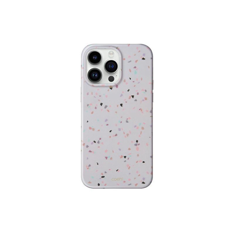 Uniq Coehl Terrazzo dėklas iPhone 14 Pro Max - smėlio Uniq Coehl Terrazzo dėklas iPhone 14 Pro Max - smėlio