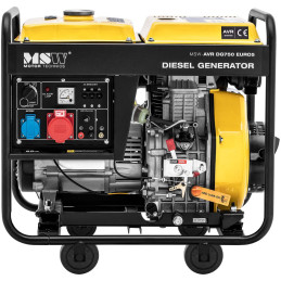 Jėgos generatorius dyzelinis elektros generatorius 12,5 l 230/400 V 5000 W AVR