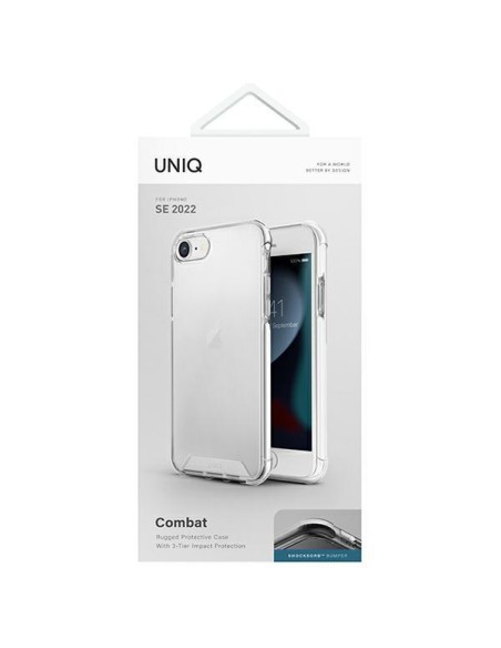 Uniq Combat dėklas, skirtas iPhone 7 / 8 / SE 2020 / SE 2022 - baltas Uniq Combat dėklas, skirtas iPhone 7 / 8 / SE 2020 / SE 2022 - baltas