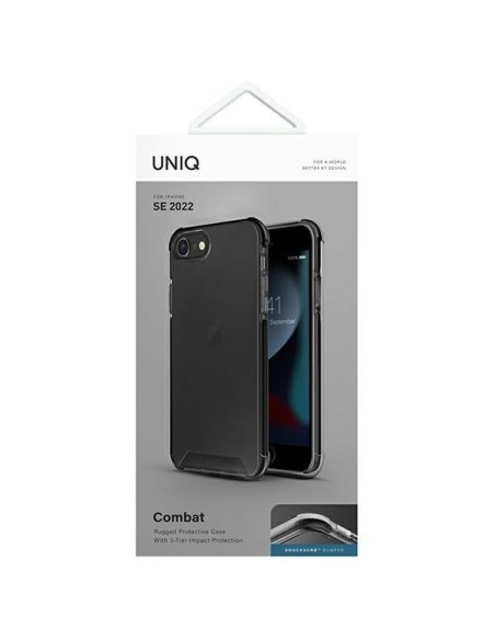 Uniq Combat dėklas, skirtas iPhone 7 / 8 / SE 2020 / SE 2022 - juodas Uniq Combat dėklas, skirtas iPhone 7 / 8 / SE 2020 / SE 2022 - juodas