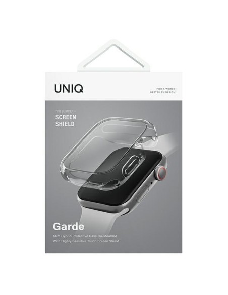 Uniq Garde dėklas Apple Watch 7/ 8/ SE2 41mm - skaidrus Uniq Garde dėklas Apple Watch 7/ 8/ SE2 41mm - skaidrus