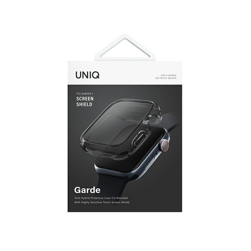 Uniq Garde dėklas Apple Watch 7/ 8/ SE2 41mm – pilkas