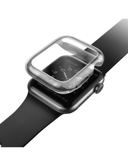 Uniq Garde dėklas Apple Watch 4/ 5/ 6/ SE 44mm – pilkas Uniq Garde dėklas Apple Watch 4/ 5/ 6/ SE 44mm – pilkas