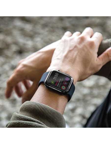 Uniq Garde dėklas Apple Watch 4/ 5/ 6/ SE 44mm – pilkas Uniq Garde dėklas Apple Watch 4/ 5/ 6/ SE 44mm – pilkas