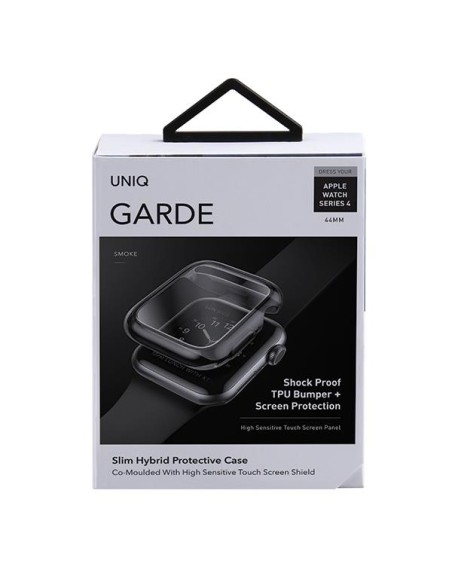 Uniq Garde dėklas Apple Watch 4/ 5/ 6/ SE 44mm – pilkas Uniq Garde dėklas Apple Watch 4/ 5/ 6/ SE 44mm – pilkas