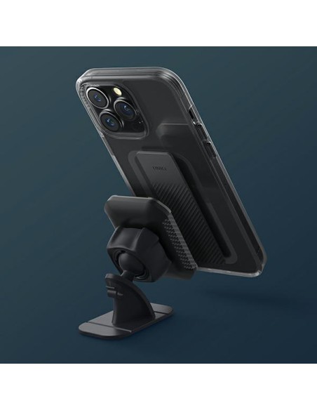 Uniq Heldro Mount dėklas iPhone 14 - juodas
