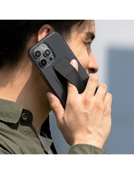 Uniq Heldro Mount dėklas iPhone 14 - juodas