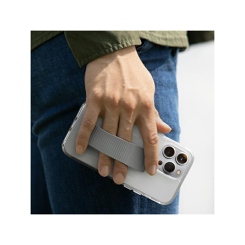 Uniq Heldro Mount dėklas iPhone 14 - skaidrus