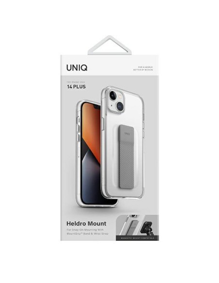 Uniq Heldro Mount dėklas iPhone 14 Plus - skaidrus Uniq Heldro Mount dėklas iPhone 14 Plus - skaidrus