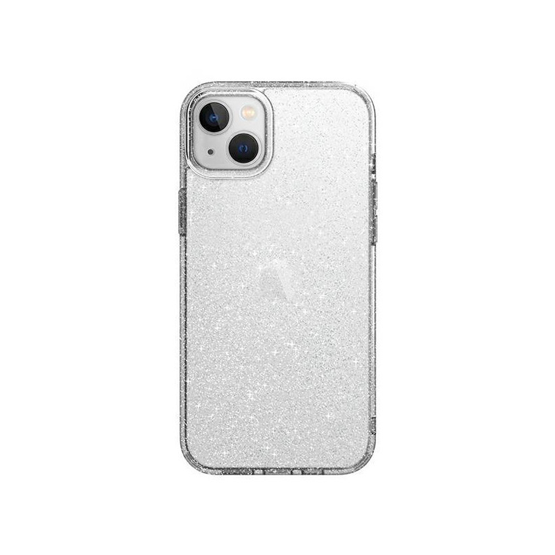 Uniq LifePro Xtreme dėklas iPhone 14 Plus - skaidrus ir sidabrinis