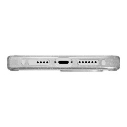 Uniq LifePro Xtreme dėklas iPhone 14 Plus - skaidrus ir sidabrinis